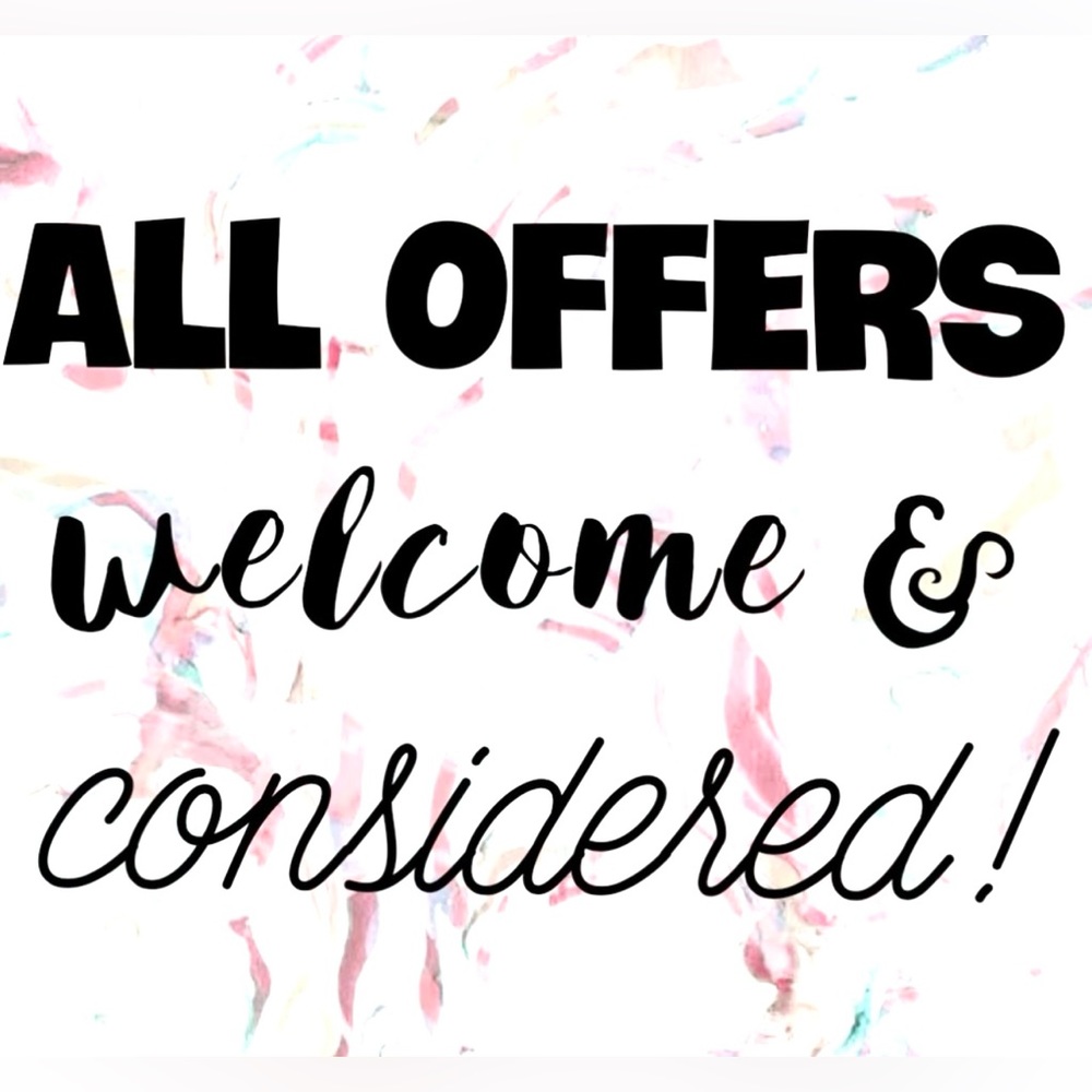 ❤️All reasonable offers are considered ❤️